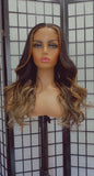 18” wig with ombré highlights